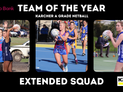 Karcher Netball A Grade Team of the Year – Extended Squads