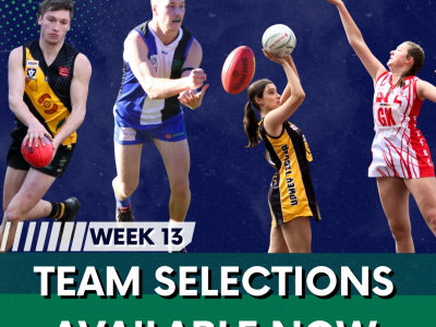 Team selections week 13