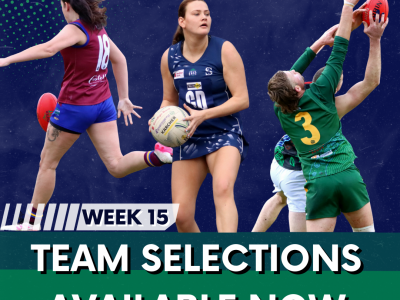 Team selections week 15