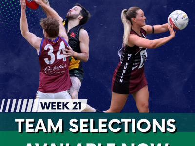 Team selections week 21