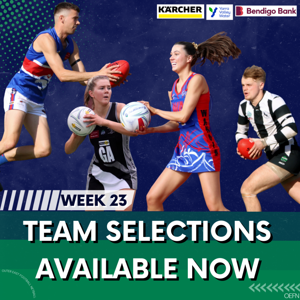 Team selections week 23