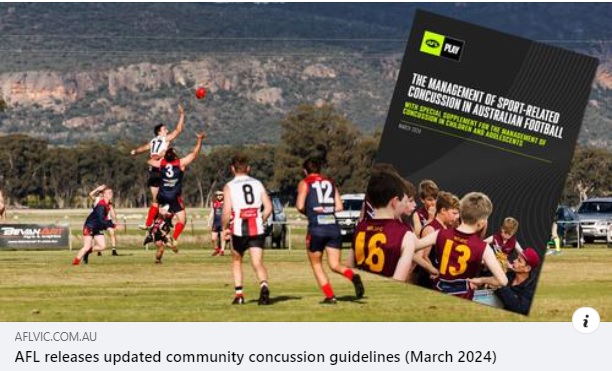 AFL Concussion Guidlines