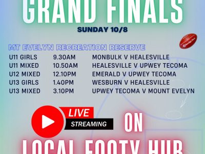 Jnr GF games 10-8-25